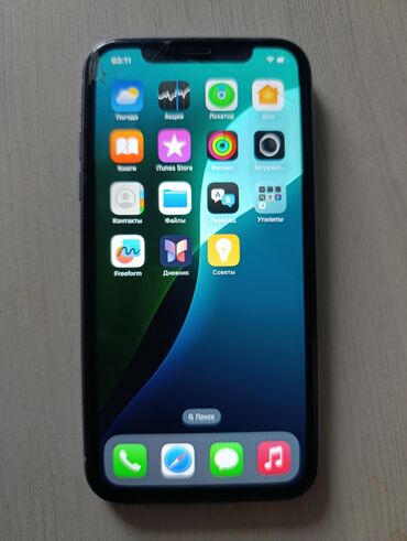 обьектив на телефон: IPhone 11, Б/у, Защитное стекло