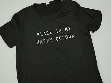 czarne: T-shirt damski, rozmiar 2XL — 1