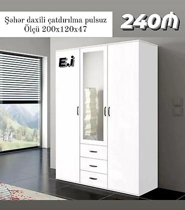 şkaf mebel: *3 Qapılı Dolab 240Azn💥* ✔️Rəng seçimi var *Şəhər daxili Çatdırılma və — 1