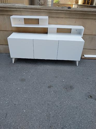 ucuz dolap: Ağ Rəngdə Modern TV Stend / Televizor Altlığı Satılır ​Əla vəziyyətdə — 2