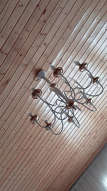 soba islenmis: Çılçıraq, 8 lampa, Metal — 1