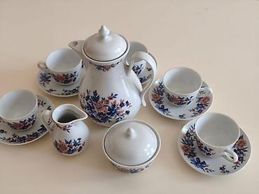 sud separatoru: Çay dəsti, rəng - Ağ, Farfor — 1