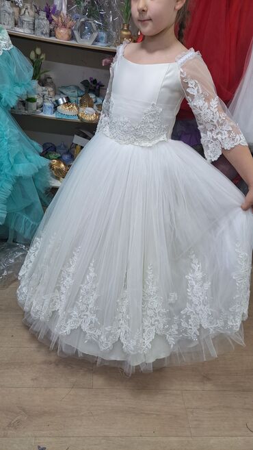 Платья: Детское платье, цвет - Красный, Новый — 6