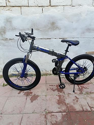 exam target 1: Qatlanan dağ velosipedi – 26" təkərlər, disk əyləclər az işlənib - — 1