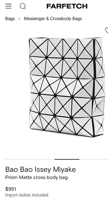 Torbe: Bao Bao Issey Miyake Prism Matte bag. Prelepa torba, koja se sama — 10