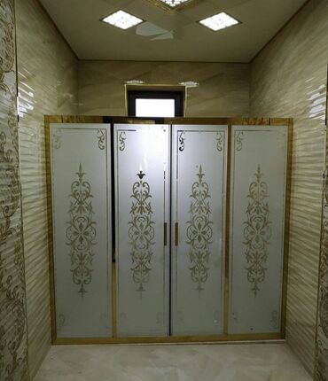 Duş kabinaları, arakəsmələr: Yeni Üstü açıq kabina, Künc üçün, Pulsuz çatdırılma — 18