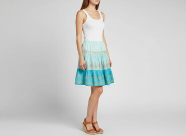 spódnica z tafty midi: Spódnica damska, rozmiar S