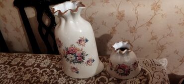 kitayski roza gülü haqqinda: Vaza dəsti, Keramika