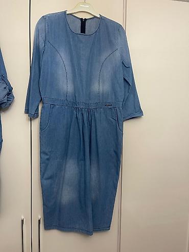 teksas duge suknje: Denim set – haljine i suknje od tankog teksasa - Haljina 1: klasična — 1