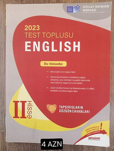 sintezator satılır: 1.Fizika 2025 topluları hərəsi 9 manata alınıb, içində sadə qələmlə — 4