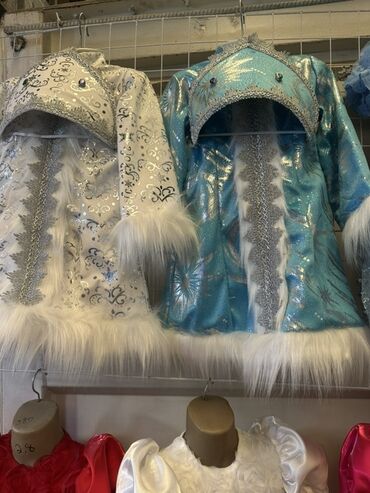 Карнавальные костюмы: Детские карнавальные костюмы - Дед Мороз/Санта: красные бархатистые — 5