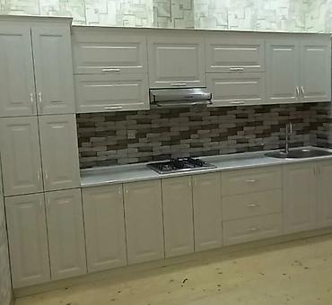 Sifarişlə mətbəx mebeli: Sifarişlə mətbəx dəsti, Özü çəkən petlələr, Taxta, Kredit yoxdur, Pulsuz çatdırılma — 10