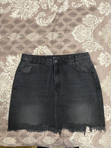zenska teksas suknja: M (EU 38), Mini, bоја - Crna