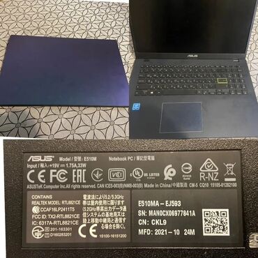 noutbuklar asus: İşlənmiş ASUS 12.9 ", 256 GB, Ünvandan götürmə