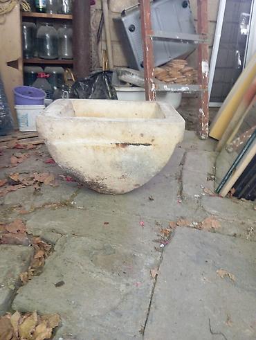 akvaryum bitkileri: Beton dekorativ çiçək qabı/planter - Material: ağır və davamlı beton — 2