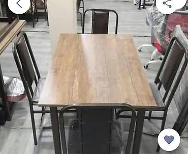 metbex stol stullari instagram: Anbardan satış: Masa + 4 oturacaq • Qiymət: 125 AZN (masa 4 — 1