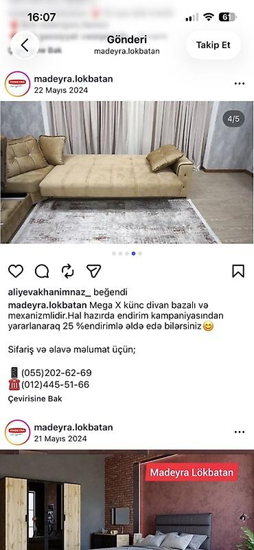 Divanlar: Yenidir 1500 alinib tecili satilir 500 isteyen endirim olunacag - — 4