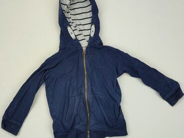 sweterek ze złotą nitką rozpinany: Sweatshirt, John Lewis, 3-4 years, 98-104 cm, condition - Good