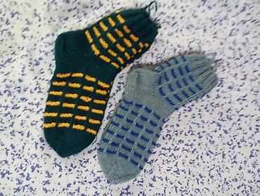 Носки и белье: Вязаные носки ручной вязки: женские, мужские, подростковые, детские — 7