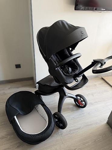 аниматоры бишкек цены: Коляска, Stokke, цвет - Черный, Б/у, Самовывоз, Платная доставка — 1