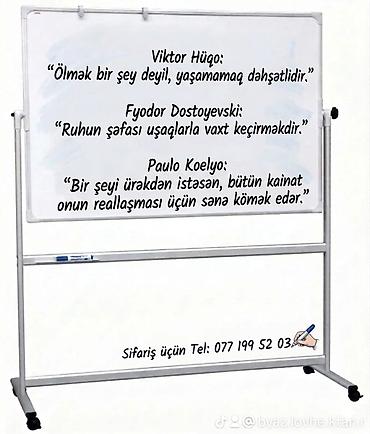 Lövhələr: Maqnitli, Lövhə, 70 x 50 sm, Pulsuz çatdırılma — 4