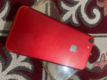 iphone 6 plus v: IPhone 7, Б/у, 128 ГБ, Красный, 100 %