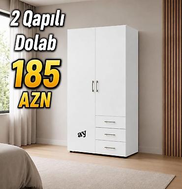 шкаф купе баку: *2 Qapılı Dolab* – Sifarişlə Hazırlanır Ölçü: 80 × 45× 200 Rəng — 1