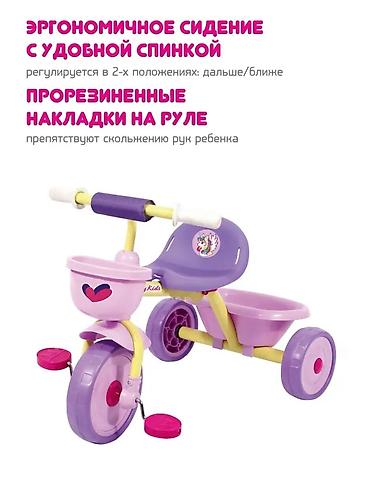Детские велосипеды: Детский велосипед, 3-колесный, 1 - 3 года, Для девочки, Новый — 7