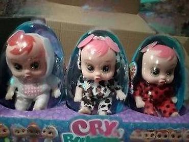 Bebe lutke: CRY BABIES MINI LUTKE 13 CM NOVE U PLASTICNOM JAJETU AKCIJA | Cene — 4