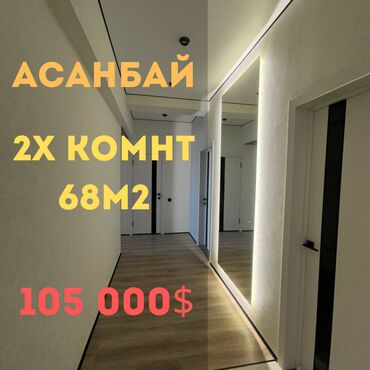 Офисы: 2 комнаты, 68 м², Элитка, 7 этаж, Дизайнерский ремонт