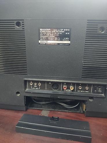 Другая аудиотехника: Sharp GF 9191, (фото 1-7)стильный винтажный магнитофон. Технически — 6