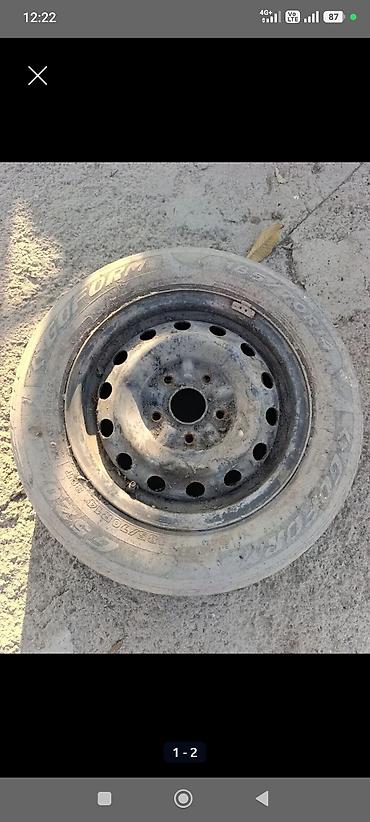 14р шины: Железные Диски R 14 Toyota, Пара, отверстий - 5, Б/у — 2