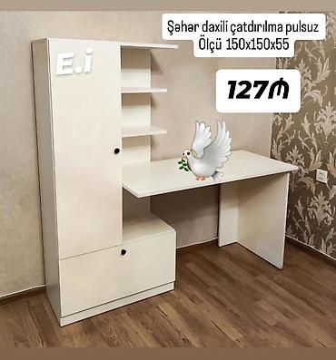 Oğlan və qız üçün, Yeni, Siyirməsiz, Yazı masası, Stulsuz