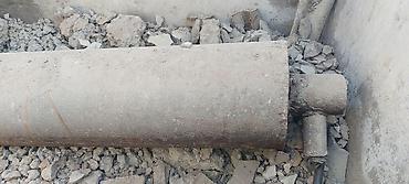 бак для воды купить в баку: Metallik silindrik çən/konteyner - Material: qalın divarlı polad - — 1