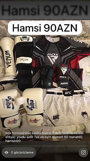 mma dəst: İdman dəsti, Venum, L, rəng - Ağ — 1