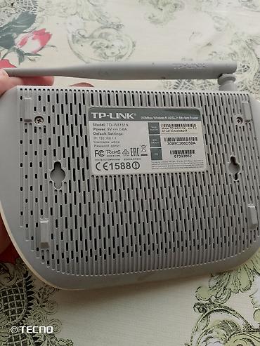 lb link modem: TP-Link TD-W8151N – 150Mbps Wireless N ADSL2+ Modem Router - Modell — 2