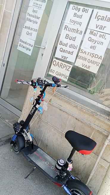 Yeni Elektrik samokat 10", 351 - 500 Vt, 36 - 45 km/s, Ödənişli çatdırılma — 1