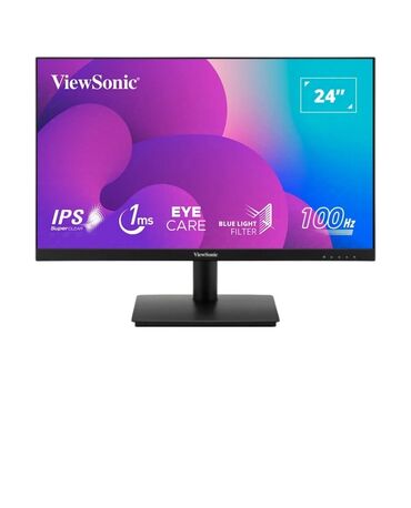 vətən kompüter: ViewSonic 23.8",VA240-H,Full HD,1MS,100 HZ,IPS,HDMI,VGA,SuperClear