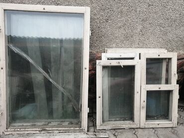 деревянные окна в бишкеке цены: Цвет - Белый, Б/у, Самовывоз