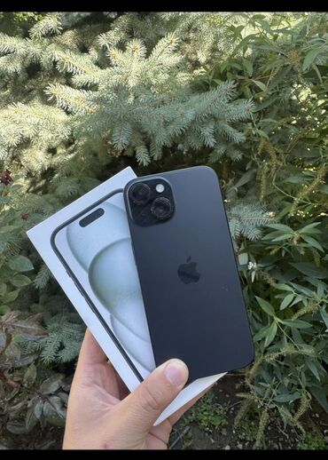 мобильные телефоны айфоны: IPhone 15, Колдонулган, 128 ГБ, Кара, Куту, 87 %