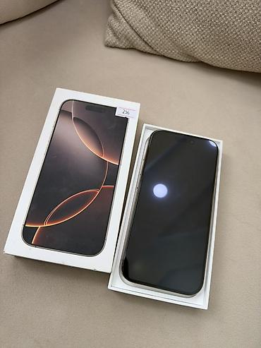 ayfon 17 pro max dubayski: IPhone 16 Pro, 256 GB, Qızılı — 2
