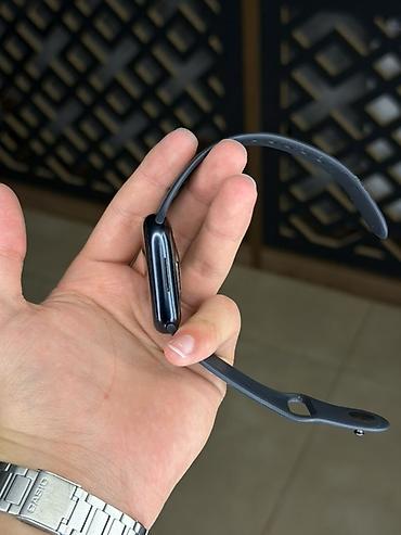 up watch: Apple watch 7,45 seliqeli vezyetdedi NFC destekliyir Midnight rengde — 2