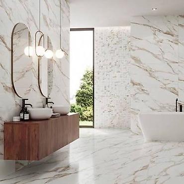 Керамогранит: Назначение: Для пола, цвет - Белый, Матовое — 5