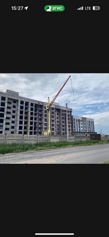 ак ордо жер уй: 2 комнаты, 72 м², Элитка, 7 этаж, ПСО (под самоотделку)