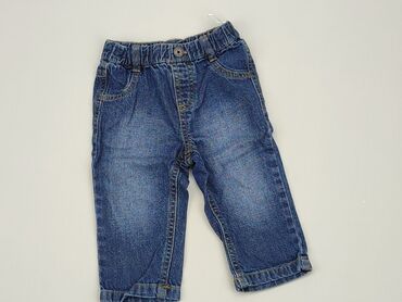 Jeansy: Spodnie jeansowe, C&A, 6-9 m, stan - Bardzo dobry