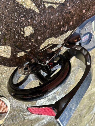 Samokatlar: Kick Scooter – böyük təkərli, amortizatorlu, mexaniki disk əyləcli — 3