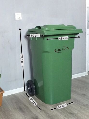Tullantı qabları: Zibil qabı tezedir her ölcü var 20 litr 20 azn 40 litr 25 azn 50 litr — 6