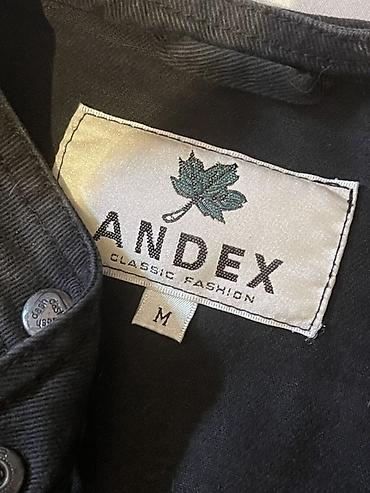 жынсы шым: Куртка ANDEx Classic Fashion, размер M. - Цвет: чёрный, матовый. - — 2
