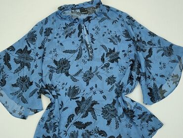 fioletowa bluzki z długim rękawem: Blouse, M (EU 38), condition - Perfect