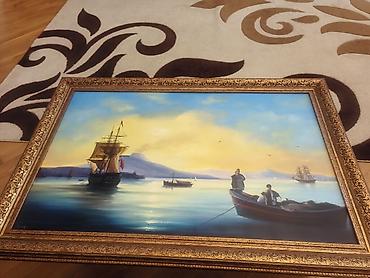 Новое на lalafo: Gəmi Portreti.Çox Gözeldir.Canlı daha da görnüşü daha gözeldir.ölçüsü — 7